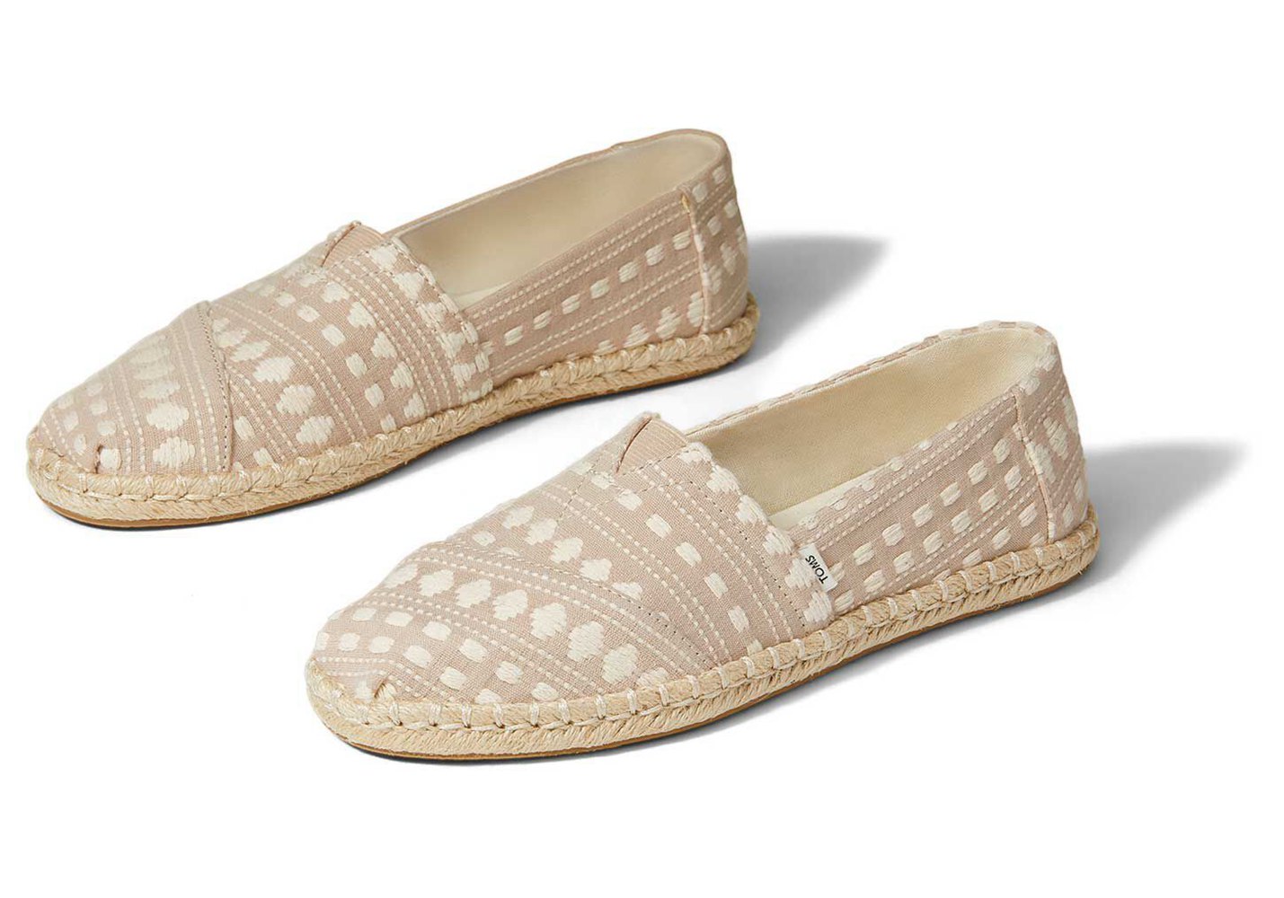 Toms Espadryle Damskie Beżowe - Alpargata Global Rope - 74XFTOMDH